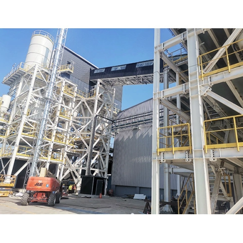 Portable steel structure platform